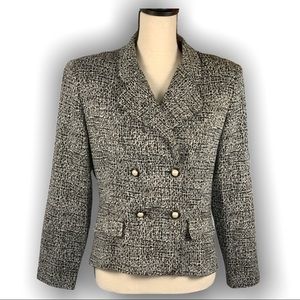 Vintage 1970s Leslie Fay Petite Blazer - sz12